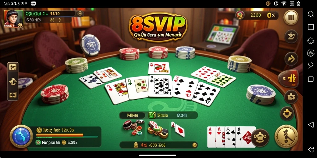 Gameplay seru QiuQiu di 8SVIP yang mendebarkan.