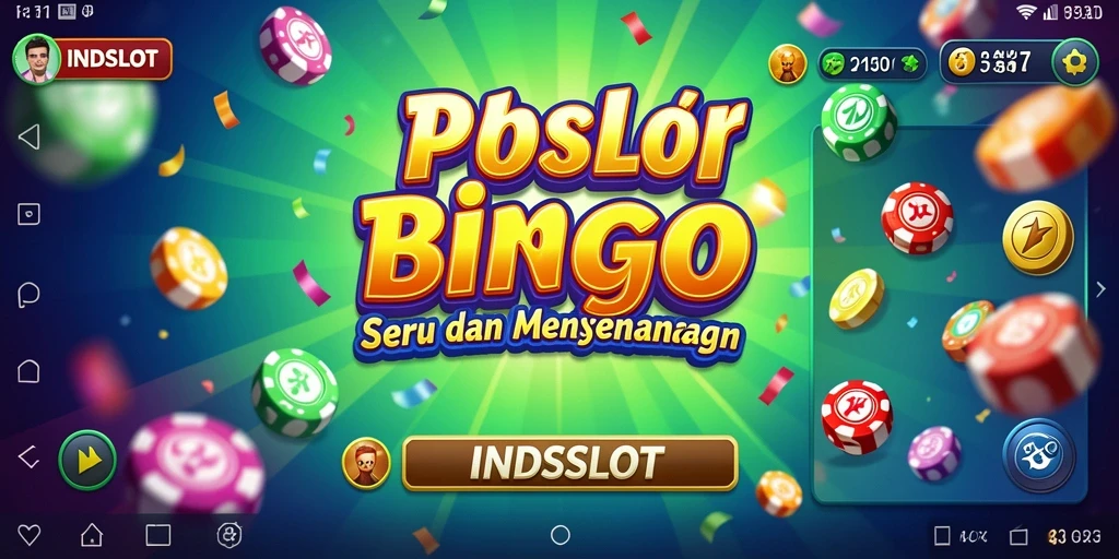Tampilan gameplay seru dalam aplikasi Bingo INDSLOT.