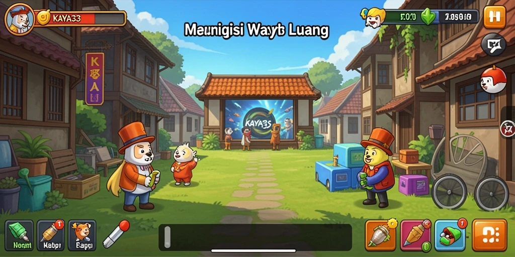 Tampilan menarik dari gameplay Idle KAYA33 yang memikat.