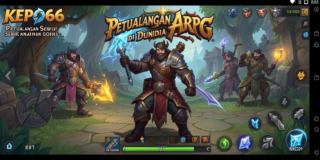Tangkapan layar menunjukkan aksi seru dalam gameplay ARPG KEPO66.