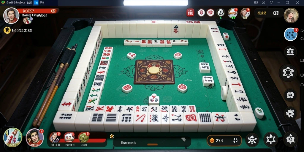 Tangkapan layar permainan KO857 menampilkan antarmuka Mahjong yang menarik dan intuitif.