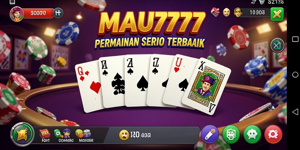 Screenshot gameplay seru MAU777 dengan permainan Domino yang menarik.