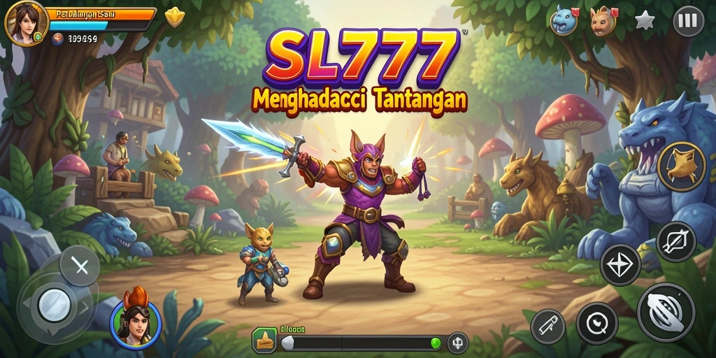 Screenshot gameplay SL777 menampilkan aksi seru dalam petualangan.