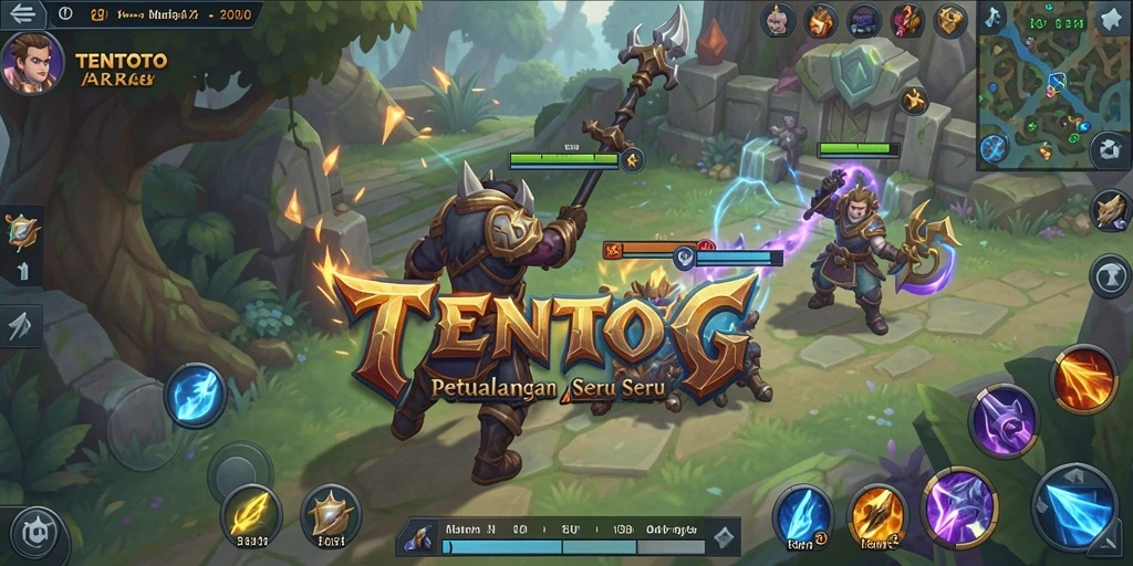Tampilan gameplay seru TENTOTO di dunia ARPG.