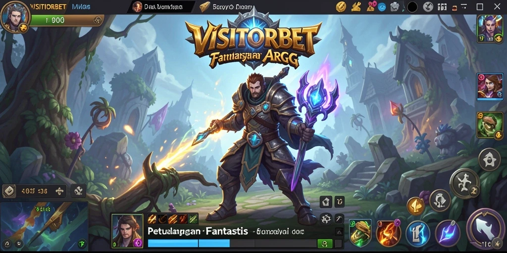 Tangkapan layar dari gameplay menawan <strong>VISITORBET</strong> yang menampilkan pertarungan epik.